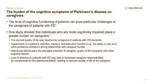The burden of the cognitive symptoms of Parkinson’s disease on caregivers